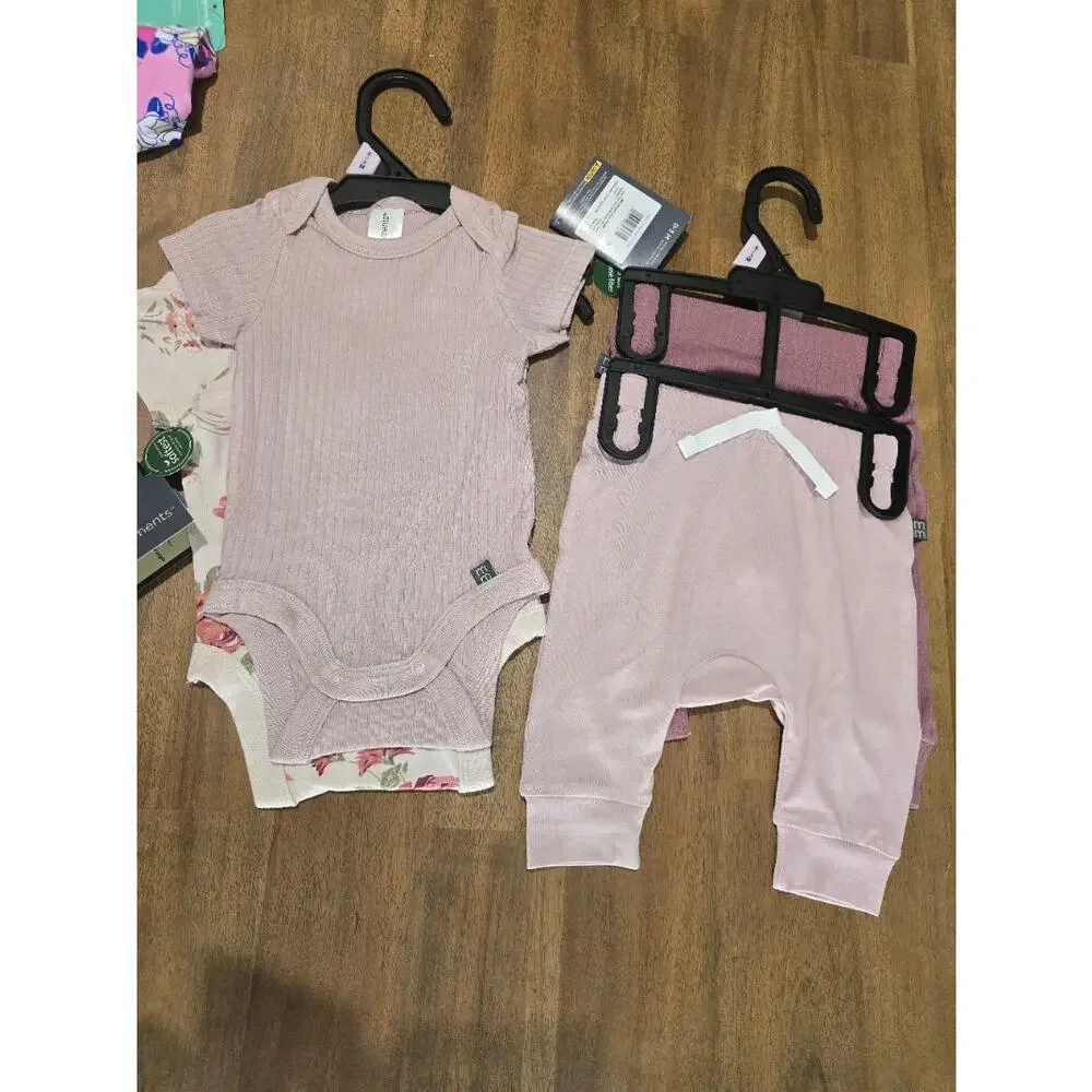 NWT Modern Moments by Gerber / Disney Baby Girls Bundle  0-3 Months